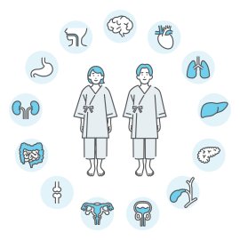 健康診断のイメージイラスト